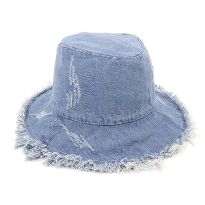 Big edge dome straw hat