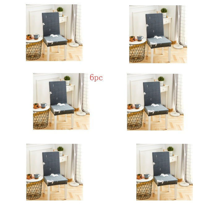 Funda de silla para el hogar, funda de silla de hotel, funda de silla para paquete, funda de silla elástica siamesa, funda de silla de oficina para ordenador