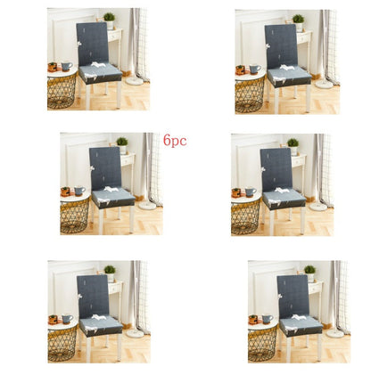 Funda de silla para el hogar, funda de silla de hotel, funda de silla para paquete, funda de silla elástica siamesa, funda de silla de oficina para ordenador