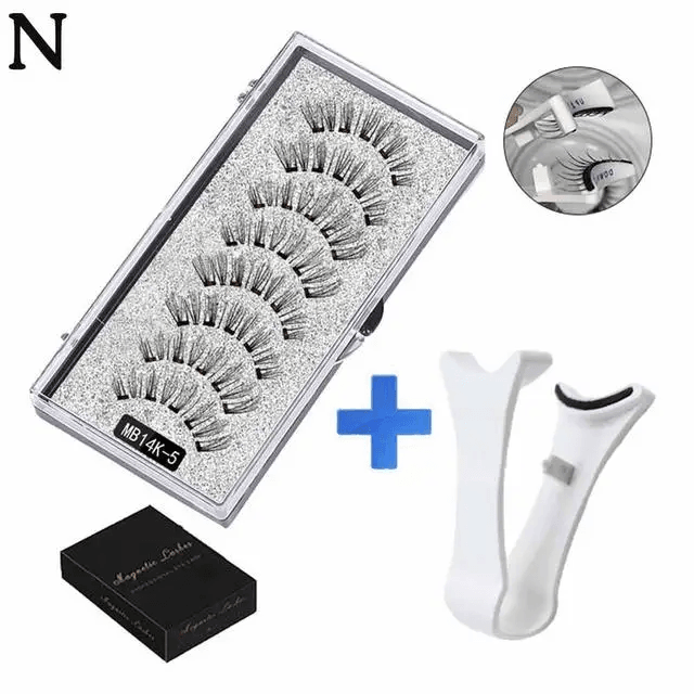 Cils magnétiques 3D réutilisables