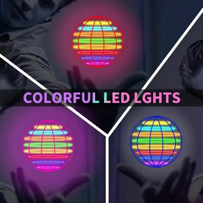 LED Flying Spinner Ball Drone