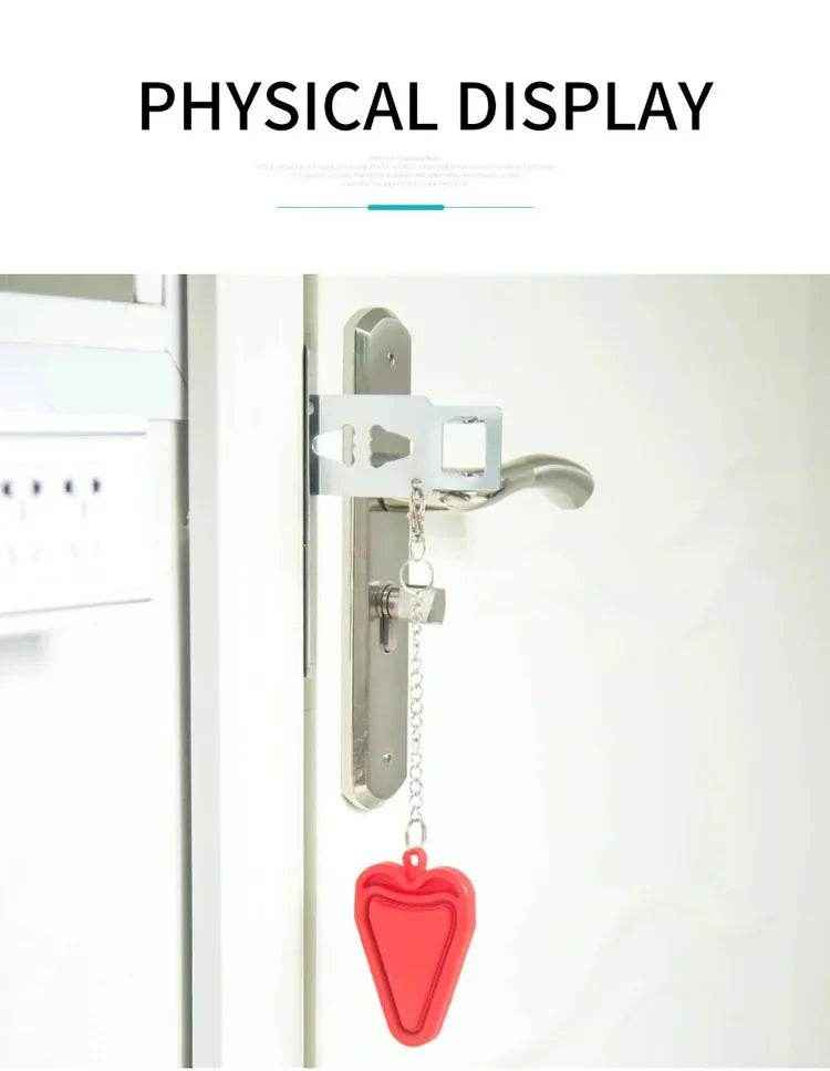 Portable Door Lock Travel Lock Anti-Theft Hotel Lock