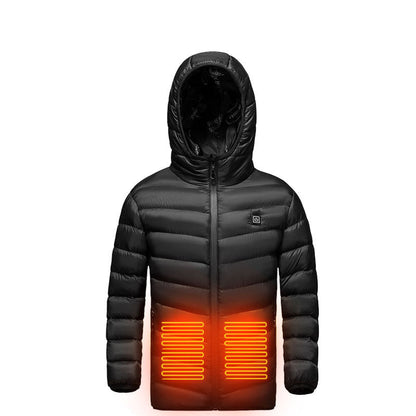 Veste d'hiver thermique électrique intelligente pour filles