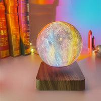 Magnetic Levitation Galaxy Moon Lamp