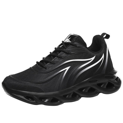Sports casual running increase white shoes