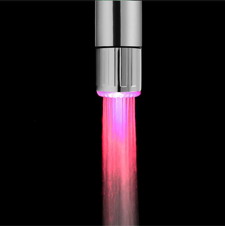 LED Temperature-Sensing Faucet Light – Color-Changing Water Safety Indicator