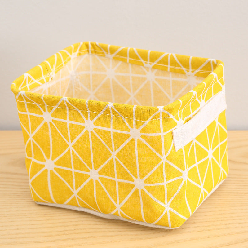 Table top storage basket