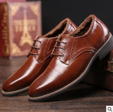 Chaussures pour hommes en cuir chaussures de ville habillées d'affaires grandes tailles chaussures décontractées pour hommes