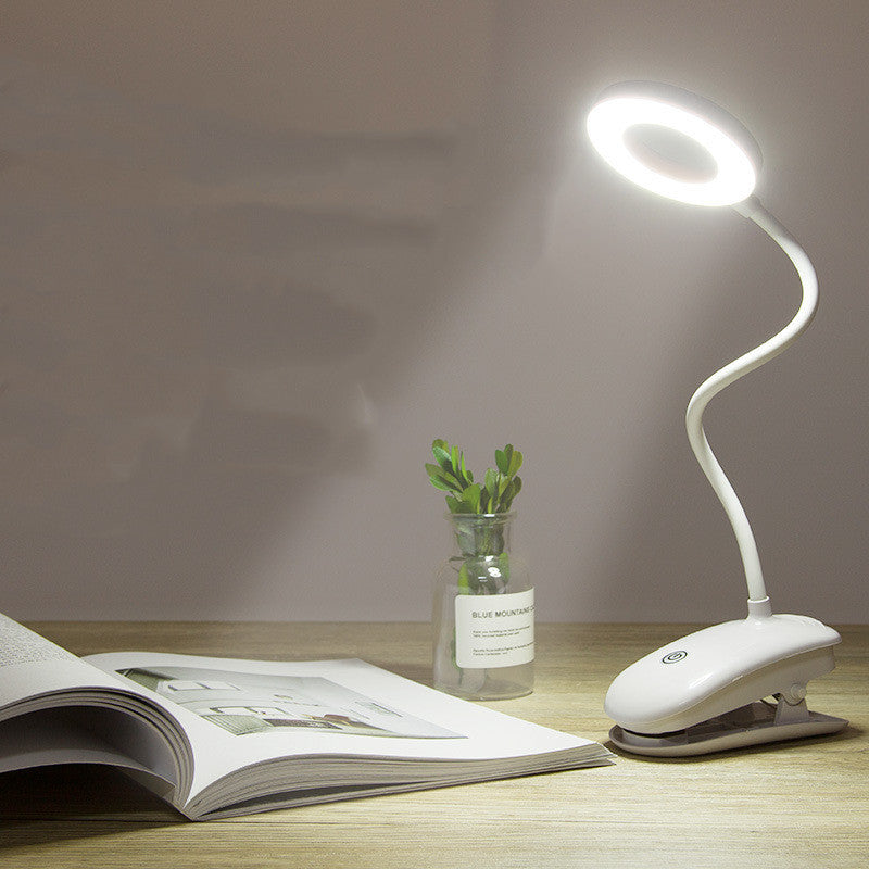 Lampe de bureau rechargeable à pince