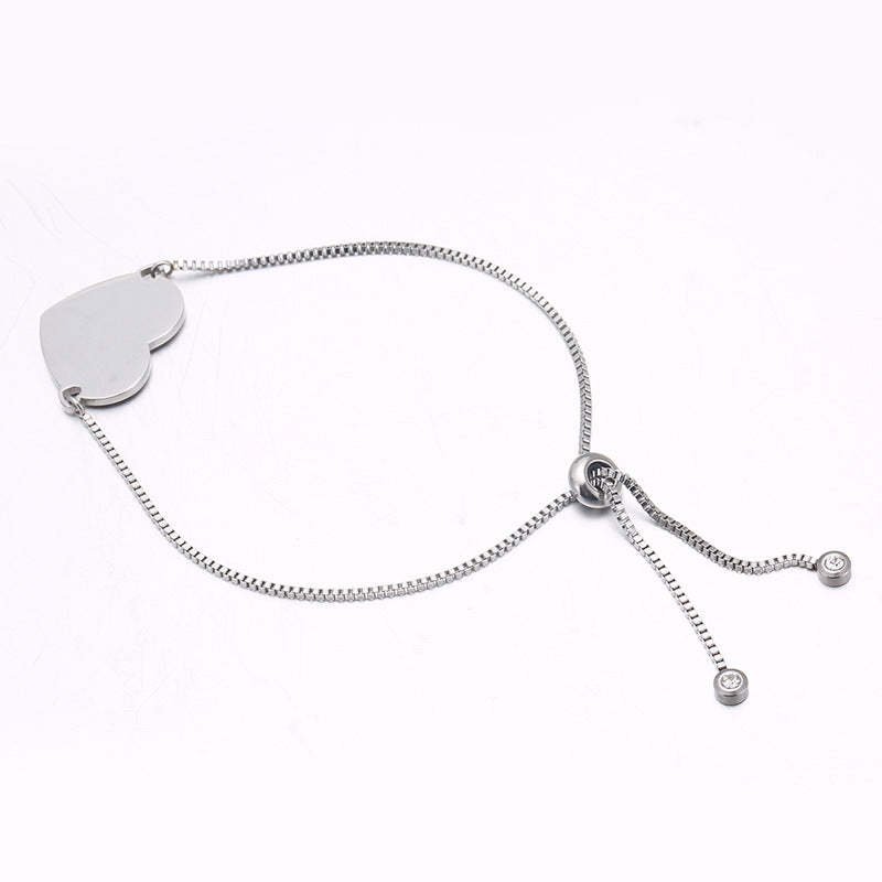 Pulsera telescópica de corazón DIY