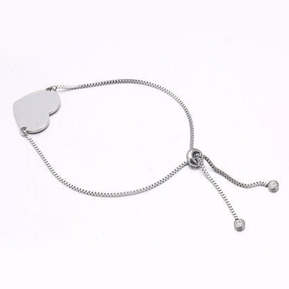 Pulsera telescópica de corazón DIY