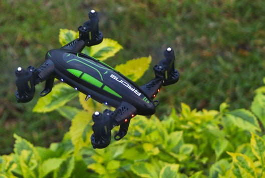 OTRC FY602 Coche-dron RC de aire y tierra 2 en 1, coche volador, dron cuadricóptero RC 2.4G de 6 ejes y 4 canales con cámara HD, 4WD de alta velocidad