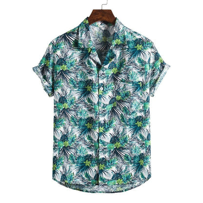 Men Short Sleeved Beach Apparel