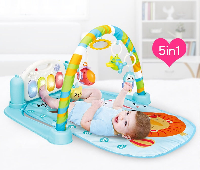 Cadre de fitness musical piano à pédales pour bébé, tapis de fitness pour bébé