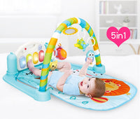 Cadre de fitness musical piano à pédales pour bébé, tapis de fitness pour bébé