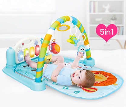 Cadre de fitness musical piano à pédales pour bébé, tapis de fitness pour bébé