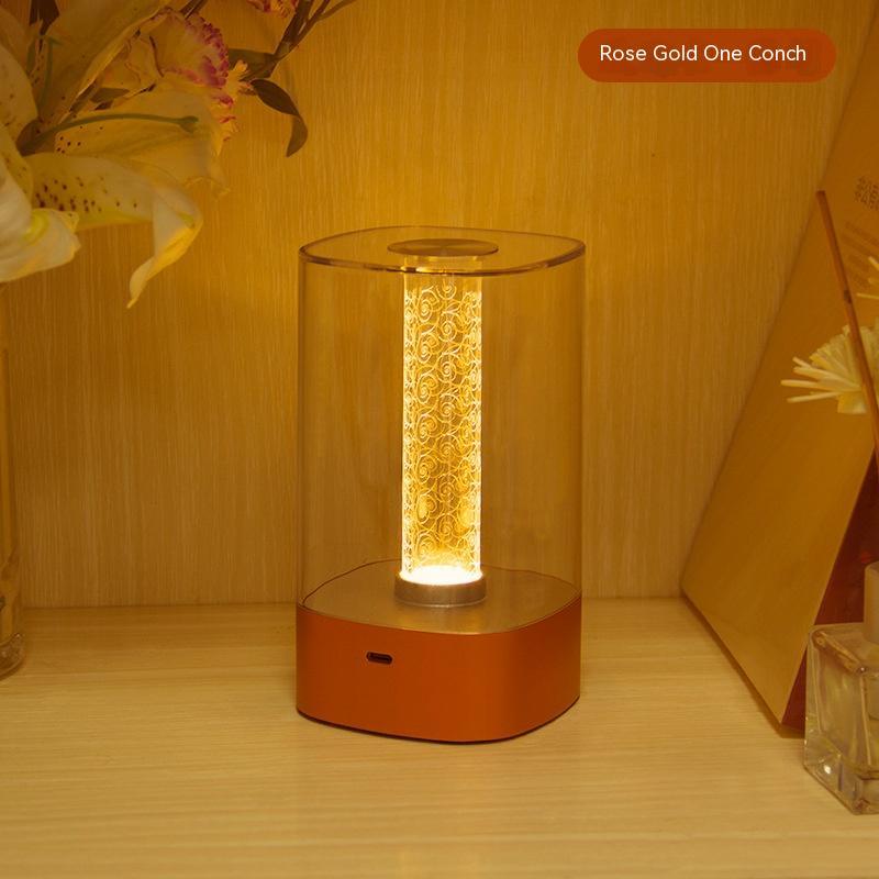 Nouvelle Lampe d'Ambiance LED Tactile Rechargeable USB Protection des Yeux Lampe de Chevet pour Chambre Bar Restaurant Décoration Jardin Veilleuse Décoration Intérieure