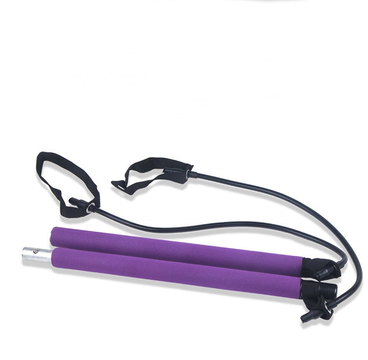 Bandes de résistance de yoga Crossfit, corde de traction pour exercices, barre de Pilates portable pour entraînement en salle de sport, bandes élastiques