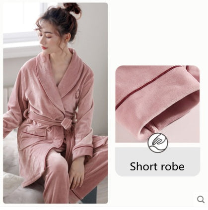 Robe unisexe d'hiver en velours de flanelle île de Bourgogne pour hommes et femmes