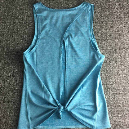 Women's Backless Yoga Tank Top