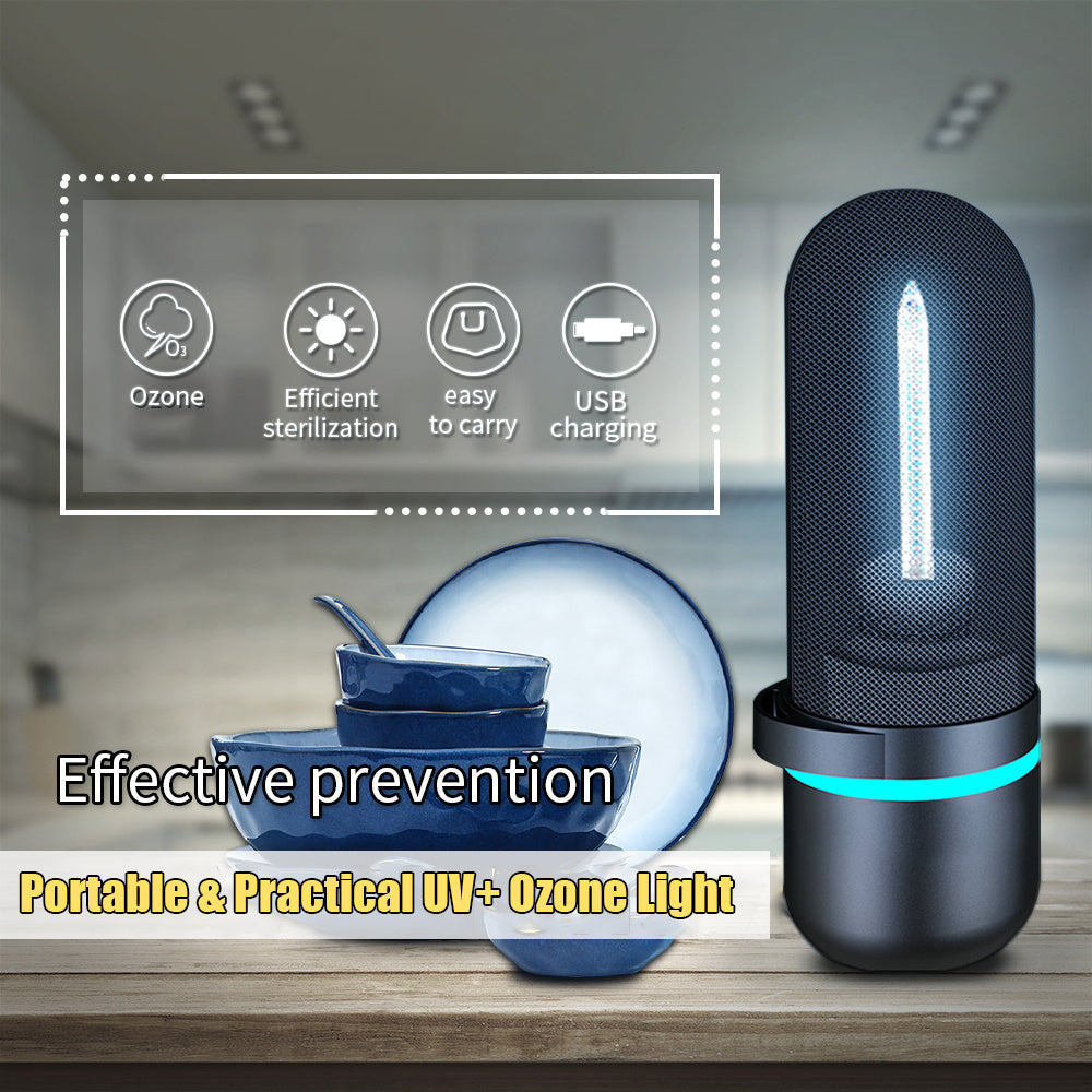Lámpara germicida UV recargable por USB