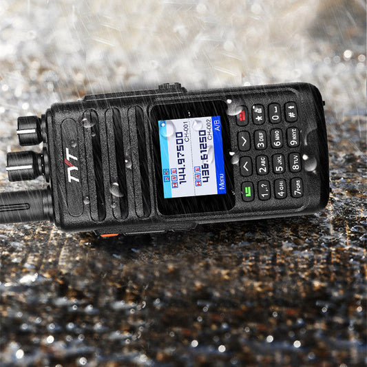 Interphone Outdoor Portable Power Self-driving Tour Dual-band Walkie-talkie Commercial