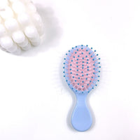 Mini-brosse à coussin d'air - Bleu clair lisse - 14 * 6 - Un paquet