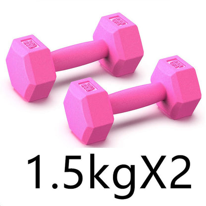 Haltères musculation bras homme, haltères en caoutchouc pour femme, équipement de fitness à domicile