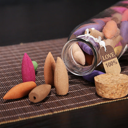 Backflow Incense Grain Natural Aromatherapy Indian Sandalwood Room Smoke Tower