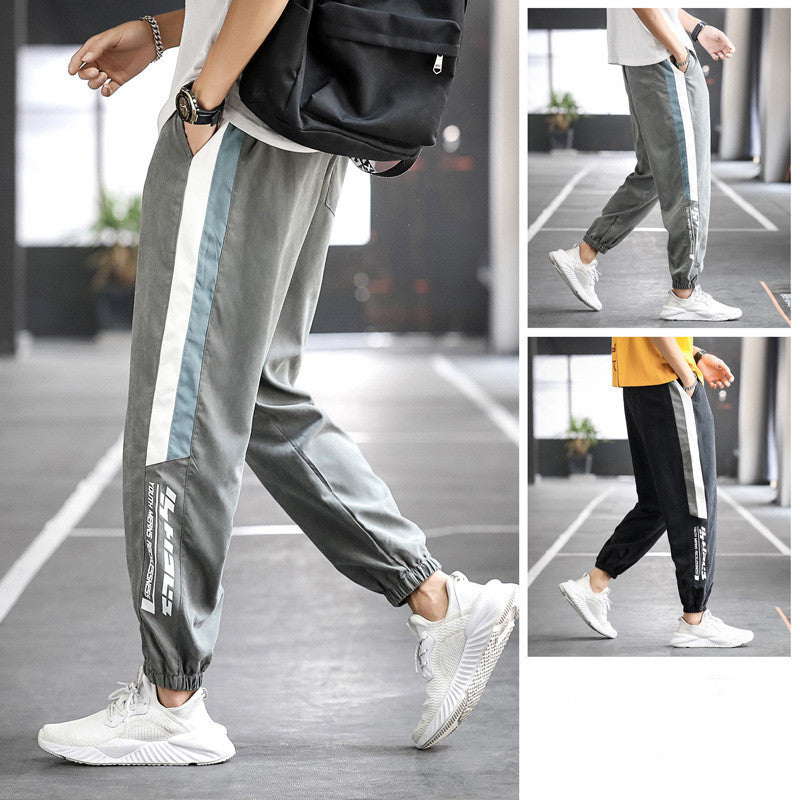 Pantalones casuales de hombre, talla grande, corte holgado