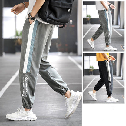Pantalones casuales de hombre, talla grande, corte holgado