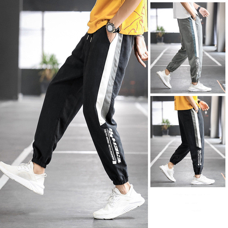 Pantalones casuales de hombre, talla grande, corte holgado