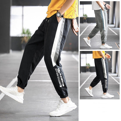 Pantalones casuales de hombre, talla grande, corte holgado
