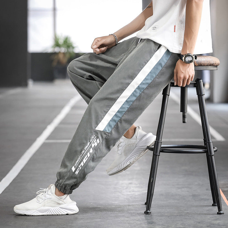 Pantalones casuales de hombre, talla grande, corte holgado