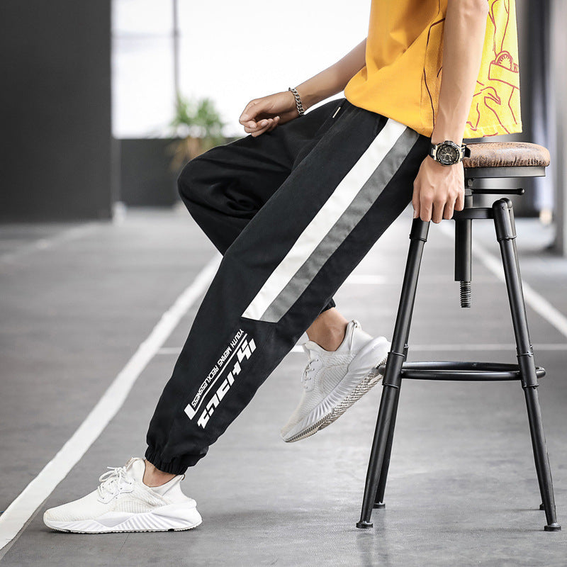 Pantalones casuales de hombre, talla grande, corte holgado