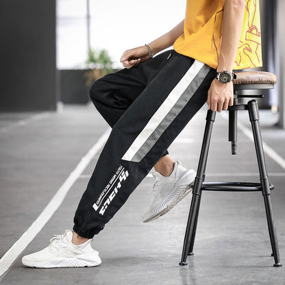 Pantalones casuales de hombre, talla grande, corte holgado