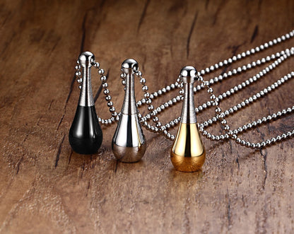 Necklace Pendant Titanium Steel Personalized Perfume Bottle Pendant