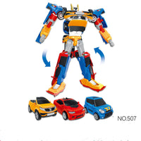 Robot Deformador de Coche Tres en Uno Combinado Diamante