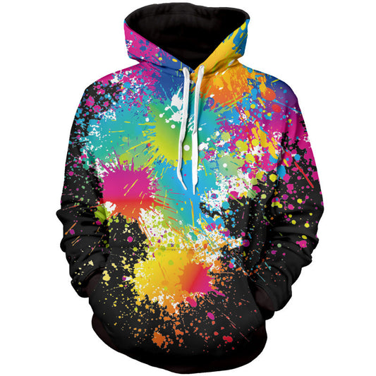 Sudadera con capucha 3D para hombre de tallas grandes, para otoño e invierno