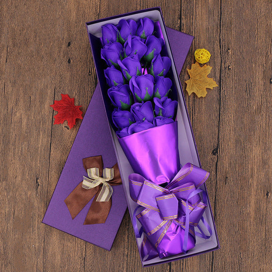 Caja de regalo de ramo de flores de jabón del Festival Tanabata