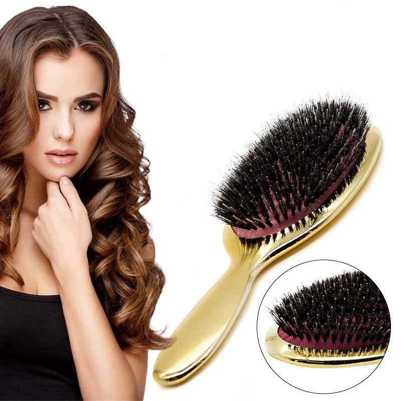 Hair Care Massage Pig Hair Big Board Comb Air Bag Wild Boar Hair Massage Style Air Cushion Comb