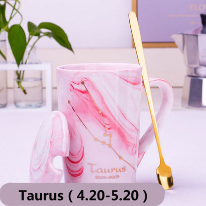 Nordic Creative Ceramic Mug Twelve Constellation Mug