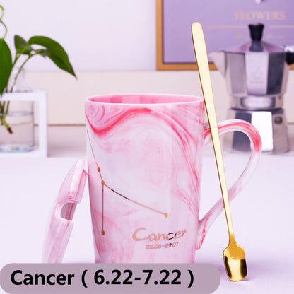 Nordic Creative Ceramic Mug Twelve Constellation Mug
