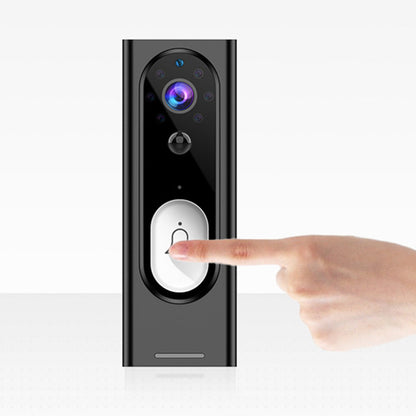 Sonnette Vidéo Sans Fil WiFi 1080P Interphone Vocal Caméra de Surveillance à Distance pour la Sécurité Domestique Intelligente
