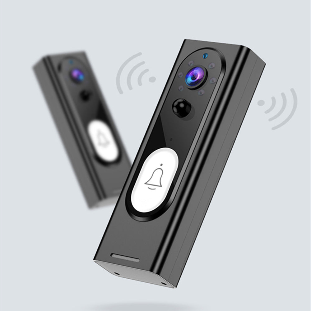 Sonnette Vidéo Sans Fil WiFi 1080P Interphone Vocal Caméra de Surveillance à Distance pour la Sécurité Domestique Intelligente