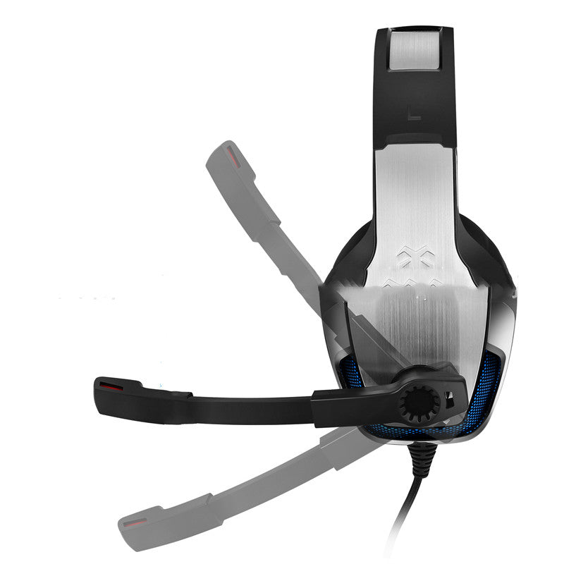 Casque audio mobile supra-auriculaire lumineux à basses profondes