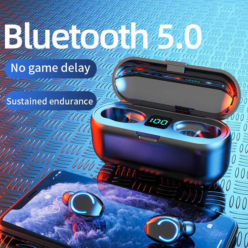 Auriculares Bluetooth táctiles con pantalla estéreo 5.0