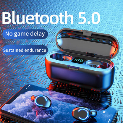 Auriculares Bluetooth táctiles con pantalla estéreo 5.0