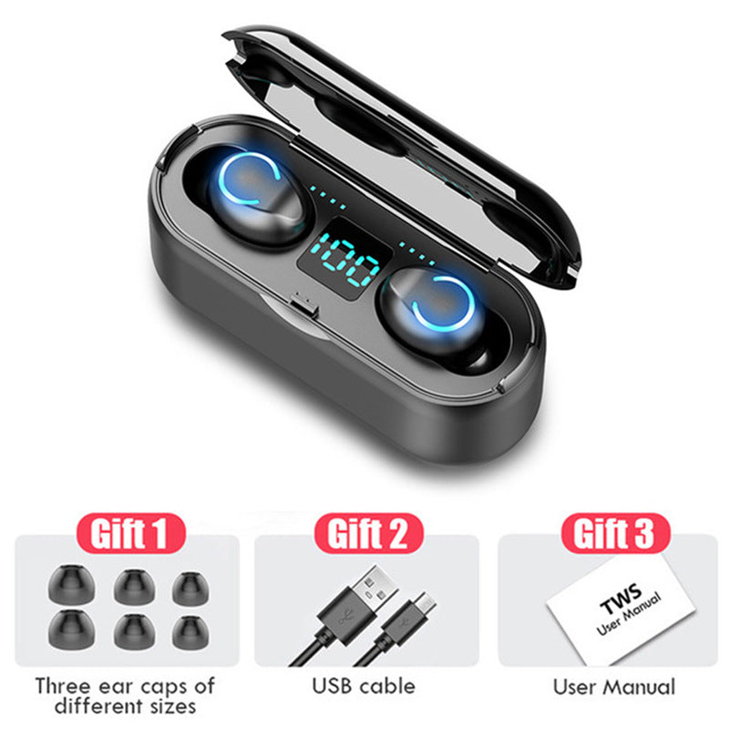 Auriculares Bluetooth táctiles con pantalla estéreo 5.0