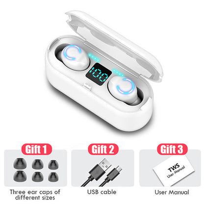 Auriculares Bluetooth táctiles con pantalla estéreo 5.0